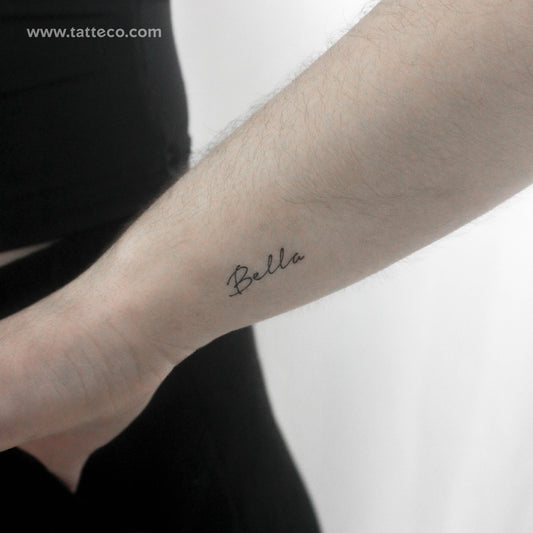 Bella Temporary Tattoo - Set of 3