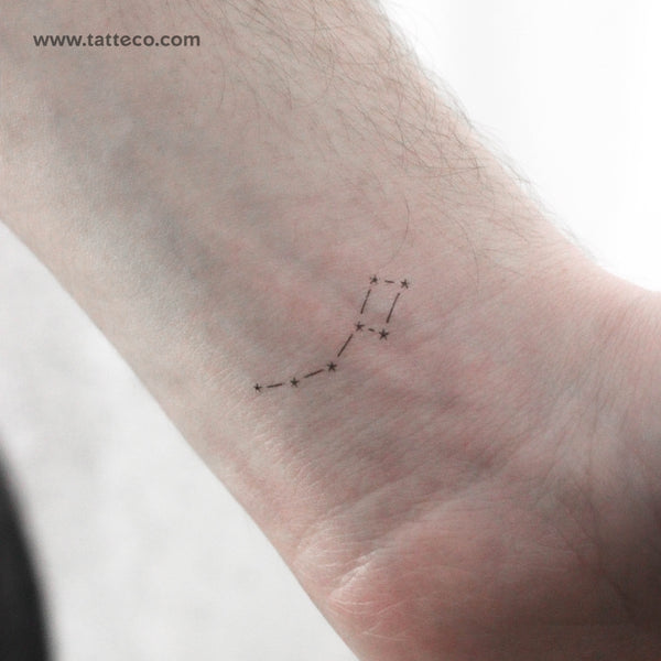 Small Little Dipper Temporary Tattoo - Set of 3