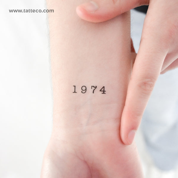 1974 Temporary Tattoo - Set of 3