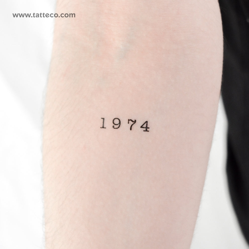 1974 Temporary Tattoo - Set of 3