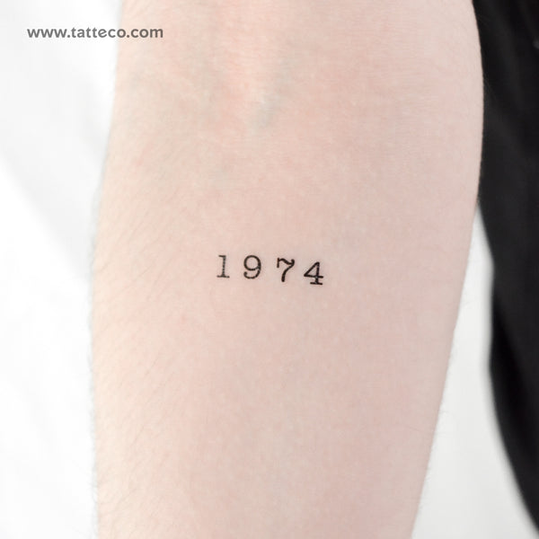 1974 Temporary Tattoo - Set of 3