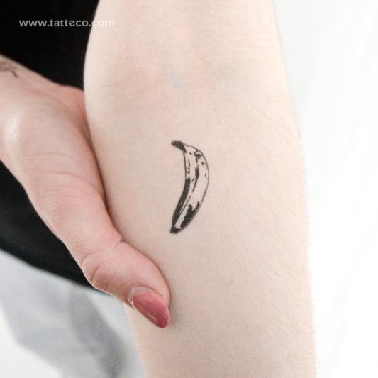 Banana Temporary Tattoo - Set of 3