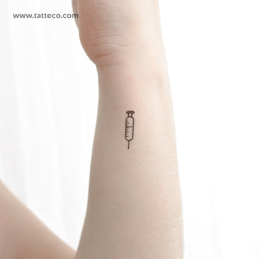 Syringe Temporary Tattoo - Set of 3