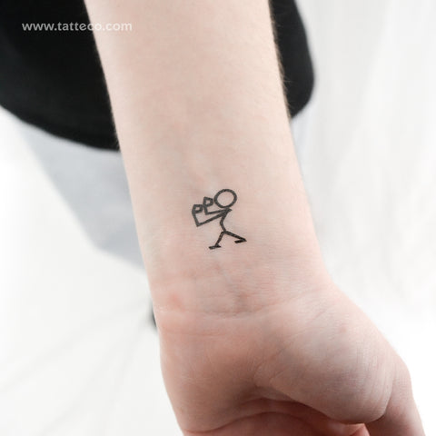 Little Boxer Temporary Tattoo - Set of 3