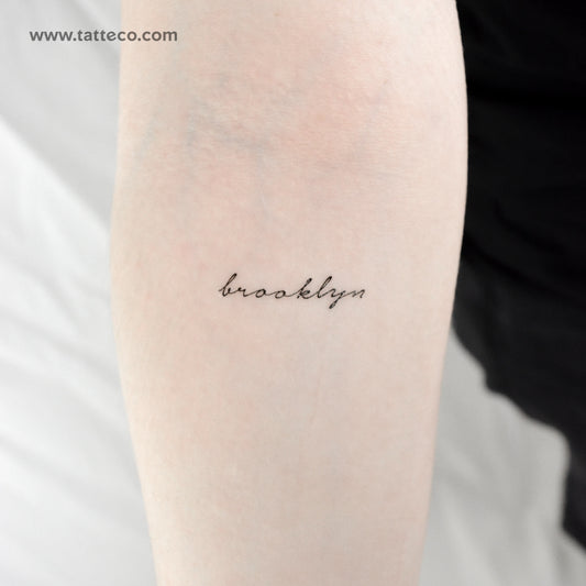 Brooklyn Temporary Tattoo - Set of 3