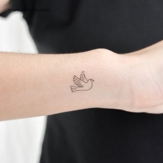 Little Dove Temporary Tattoo - Set of 3