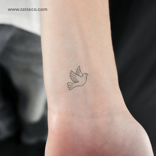 Little Dove Temporary Tattoo - Set of 3