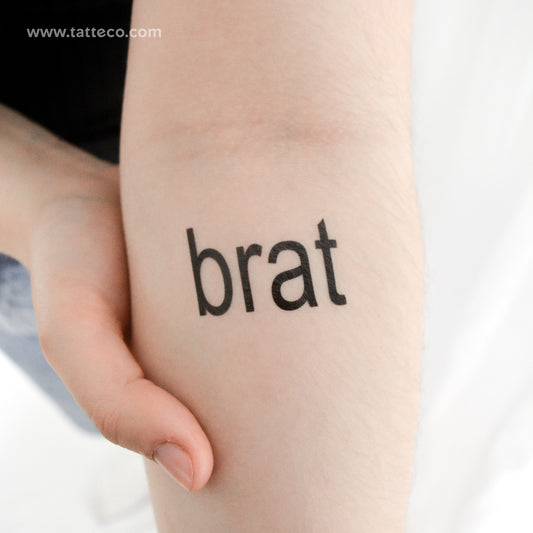 Tatuaje temporal de Brat - Juego de 3