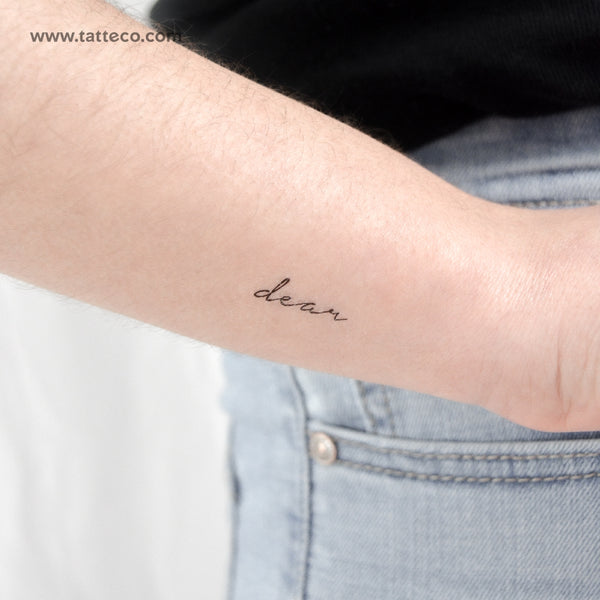 Dear Temporary Tattoo - Set of 3