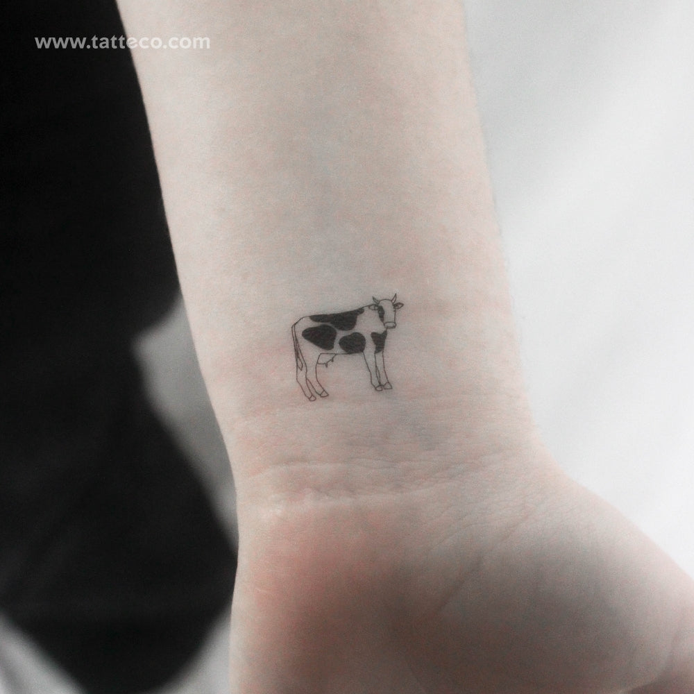 Tatuaje temporal de vaca - Juego de 3