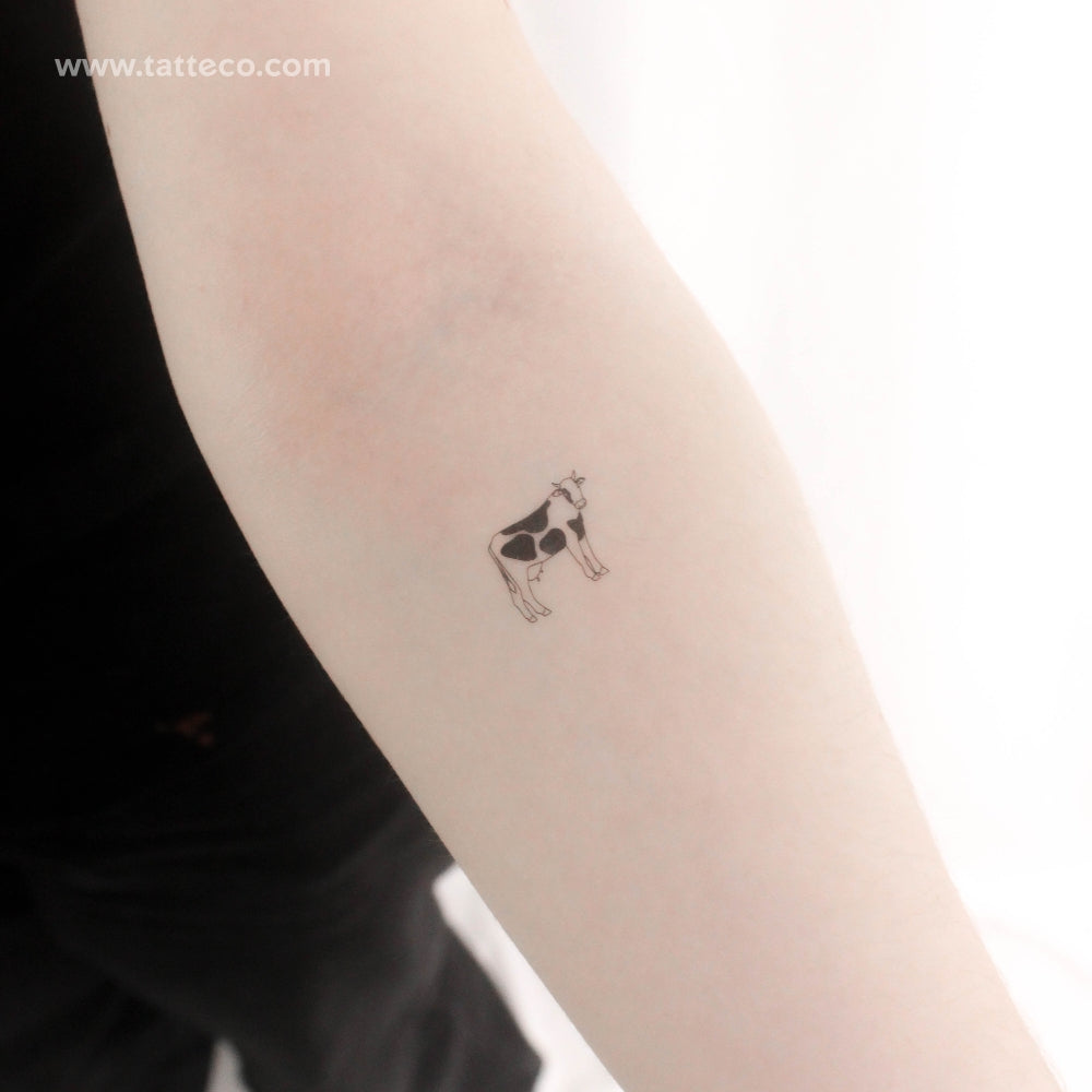 Tatuaje temporal de vaca - Juego de 3