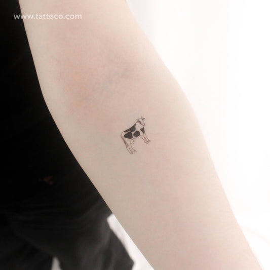Cow Temporary Tattoo - Set of 3