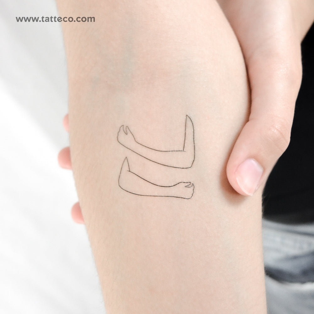 Empty Hug Temporary Tattoo - Set of 3