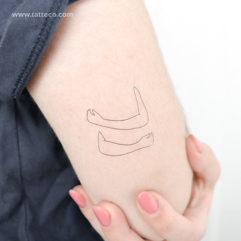 Empty Hug Temporary Tattoo - Set of 3