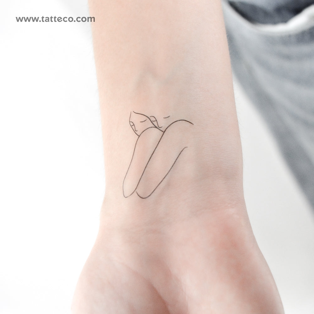 Soulmate Sun & Moon Tattoo Design