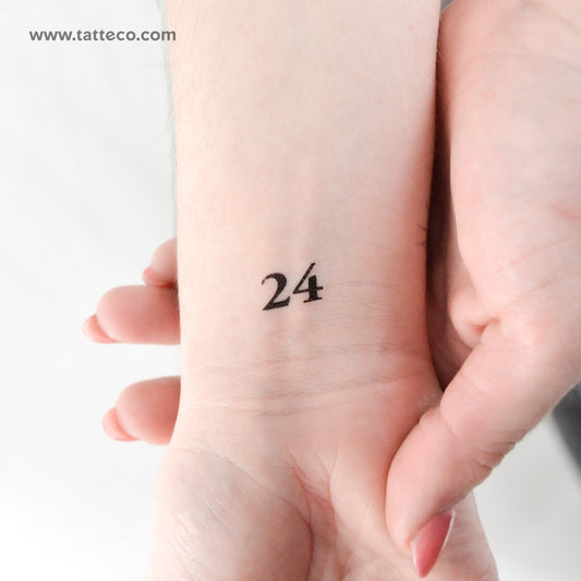 24 tatuajes temporales - Juego de 3