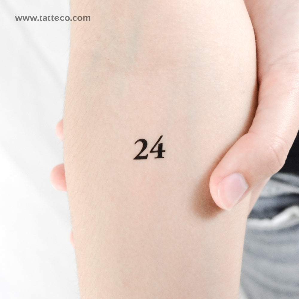 24 Temporary Tattoo - Set of 3