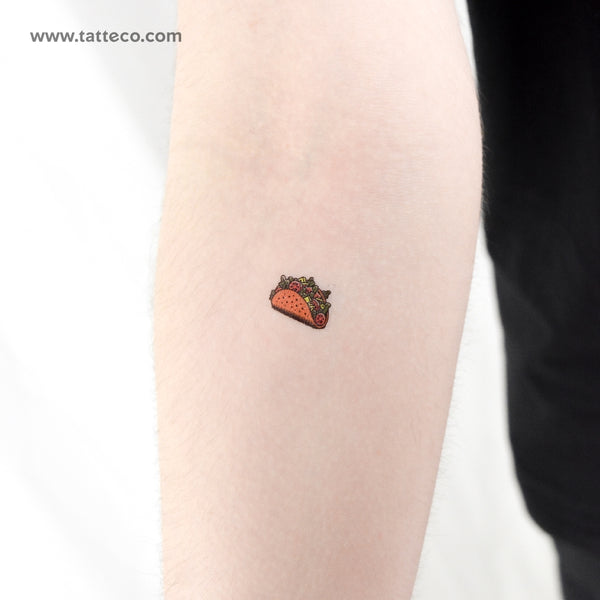 Little Taco Temporary Tattoo - Set of 3