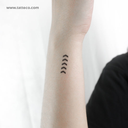 Little One Direction Five Arrows Tribute Temporary Tattoo - Set of 3