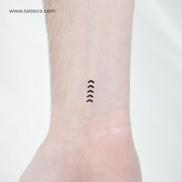 Little One Direction Five Arrows Tribute Temporary Tattoo - Set of 3