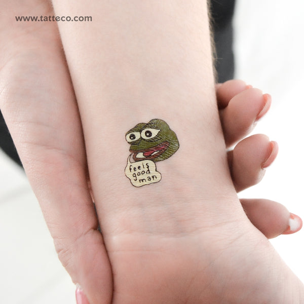 Pepe Temporary Tattoo - Set of 3