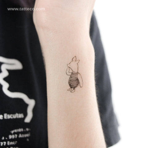 Piglet Temporary Tattoo - Set of 3