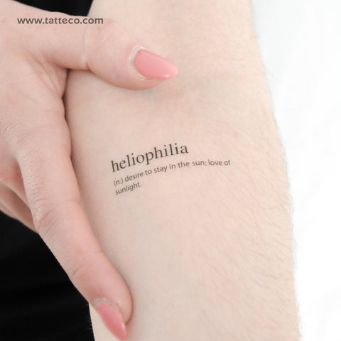 Heliophilia Temporary Tattoo - Set of 3
