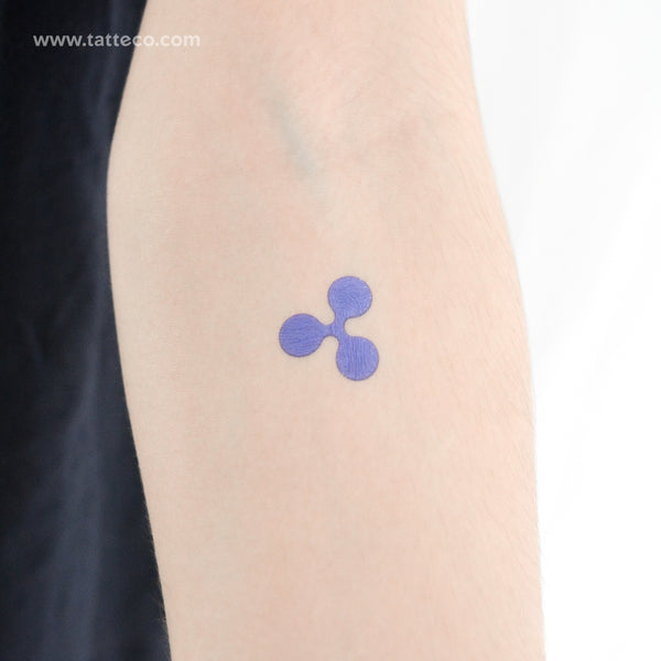 Ripple Logo Temporary Tattoo - Set of 3