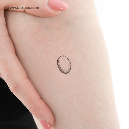 Potato Temporary Tattoo - Set of 3
