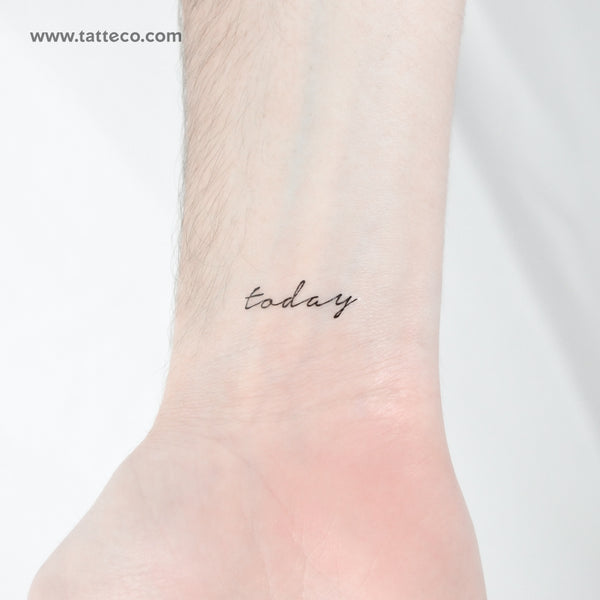 Today Temporary Tattoo - Set of 3