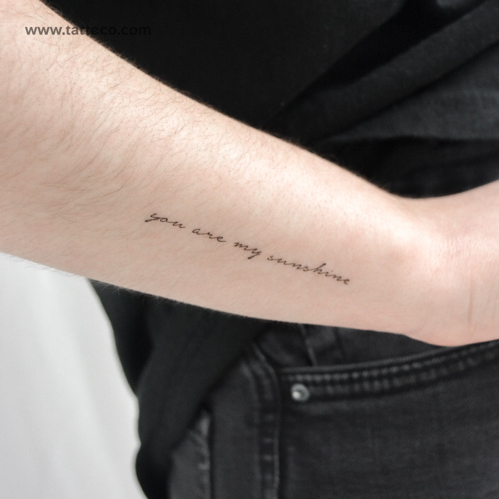 Tatuaje temporal "Eres mi sol" - Juego de 3
