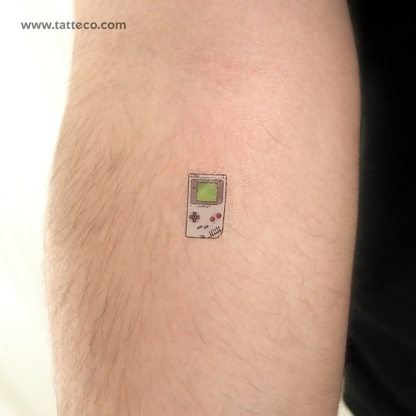 Game Boy Temporary Tattoo - Set of 3