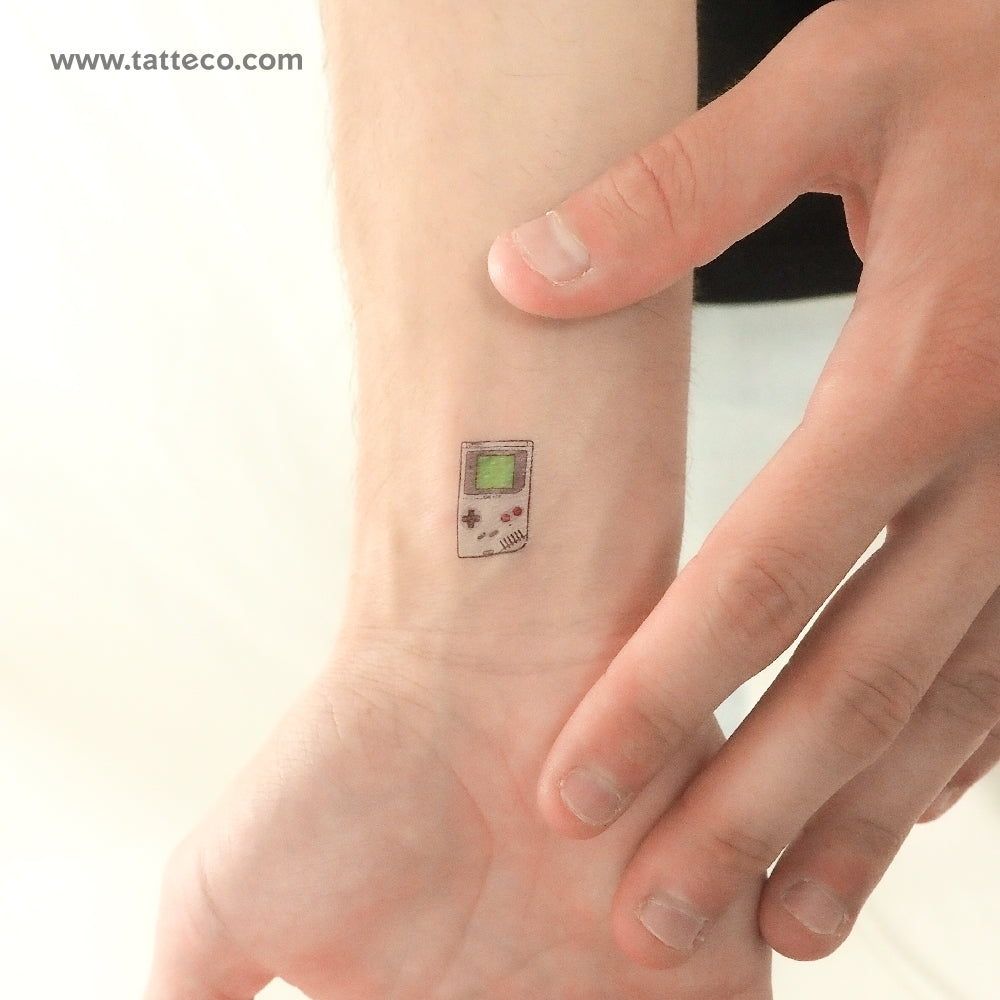 Tatuaje temporal de Game Boy - Juego de 3