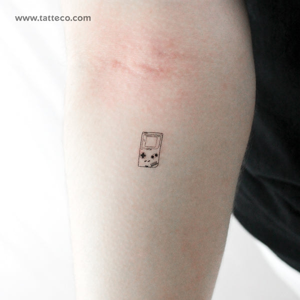Little Game Boy Temporary Tattoo - Set of 3