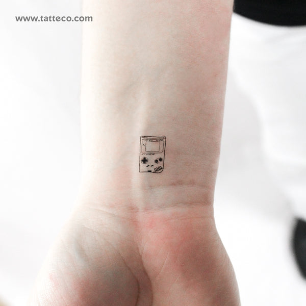 Little Game Boy Temporary Tattoo - Set of 3