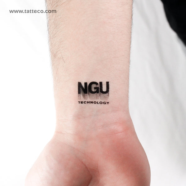 Bitcoin NGU Technology Temporary Tattoo - Set of 3
