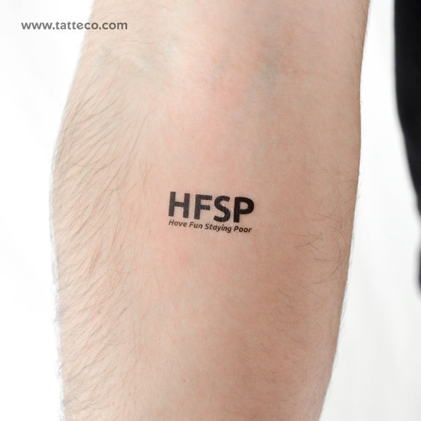 HFSP Temporary Tattoo - Set of 3