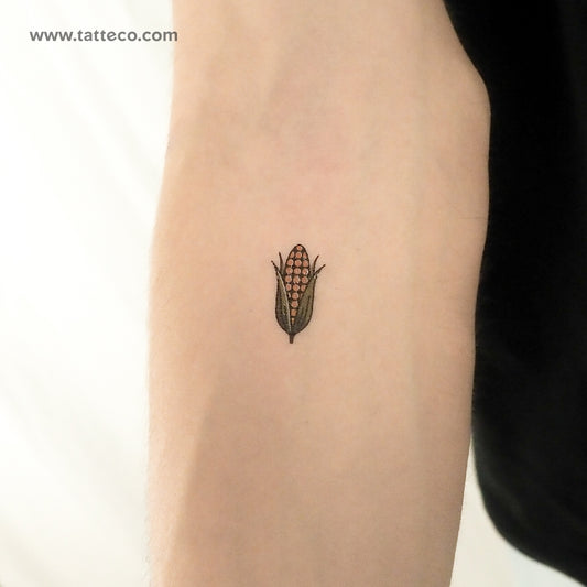 Tatuaje temporal de maíz - Juego de 3