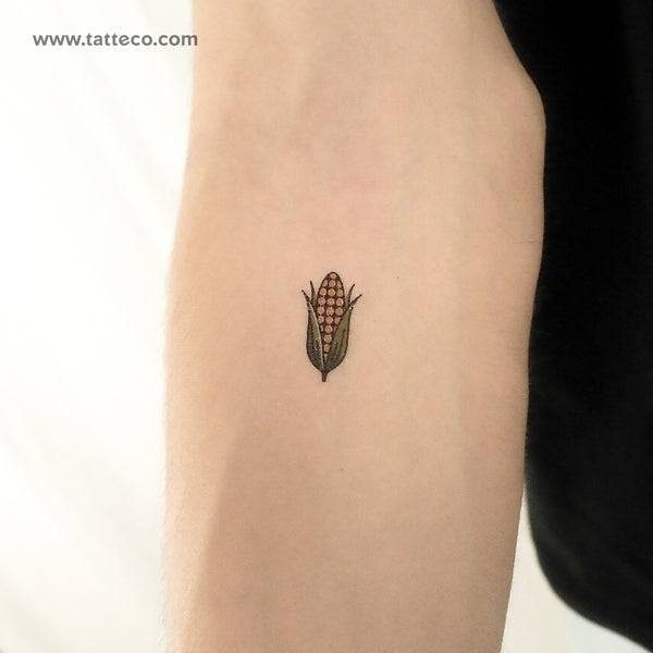 Corn Temporary Tattoo - Set of 3