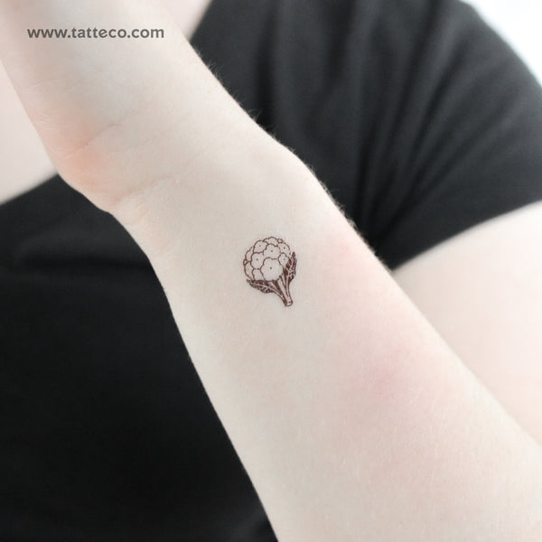 Little Cauliflower Temporary Tattoo - Set of 3