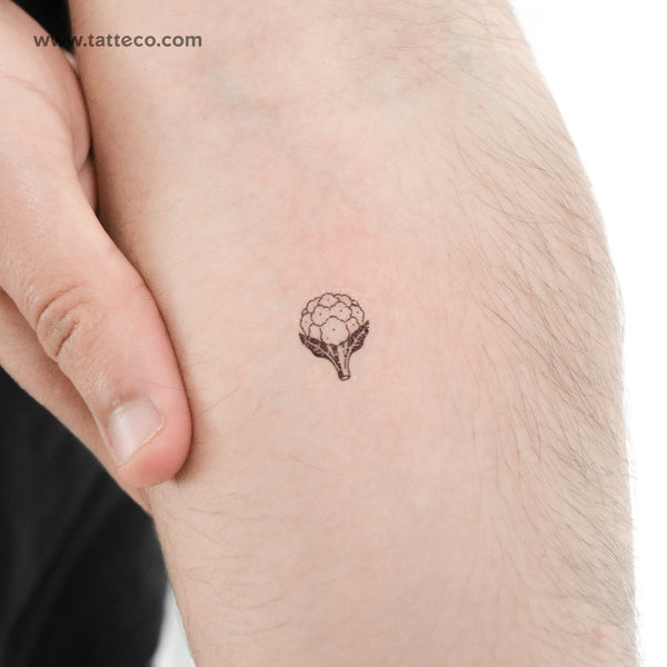 Little Cauliflower Temporary Tattoo - Set of 3