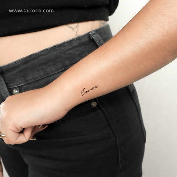 June Temporary Tattoo - Set of 3