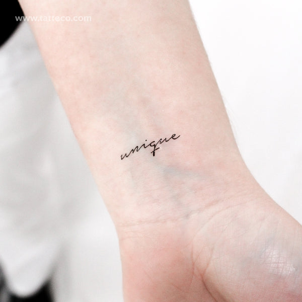 Unique Temporary Tattoo - Set of 3