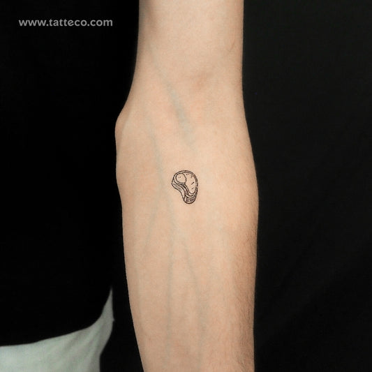 Tatuaje temporal de bistec - Juego de 3
