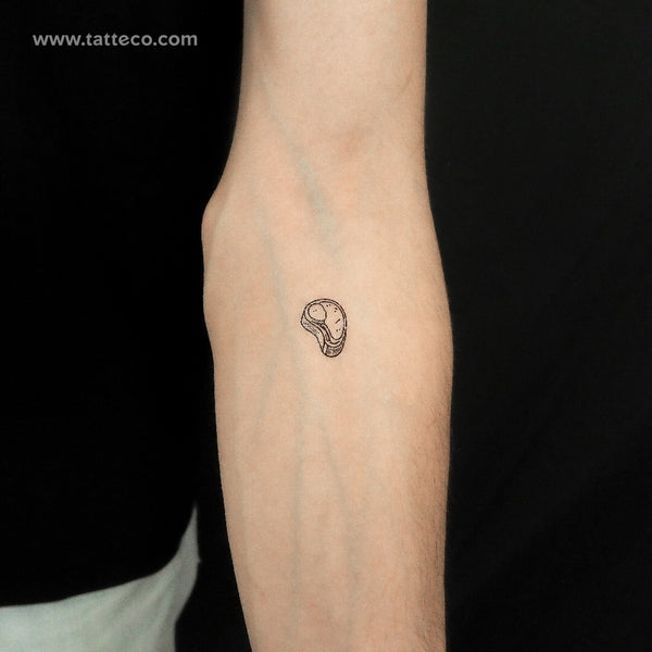 Steak Temporary Tattoo - Set of 3