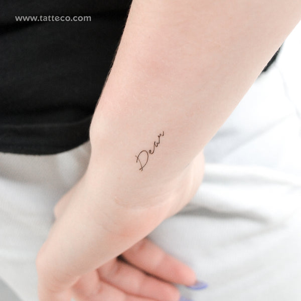 Dear Temporary Tattoo - Set of 3