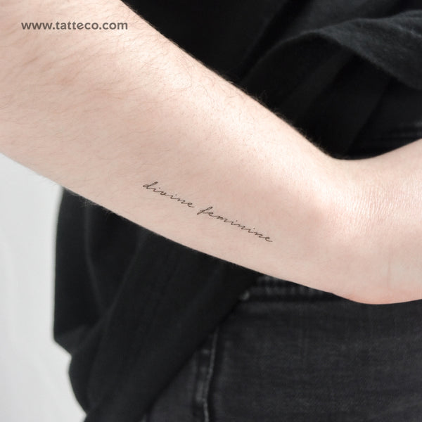 Divine Feminine Temporary Tattoo - Set of 3