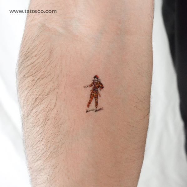 Small Harlequin Temporary Tattoo - Set of 3