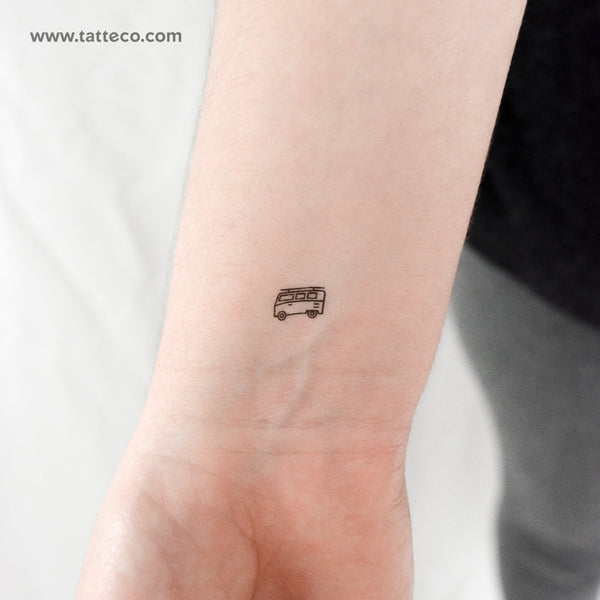 Camper Temporary Tattoo - Set of 3