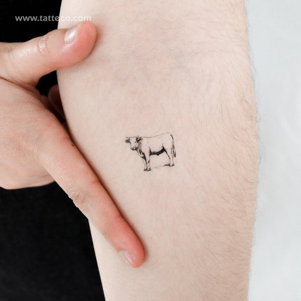 Ox Temporary Tattoo - Set of 3